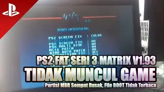 #1384 || PS2 FAT SERI 3 MATRIX V1.93 || SETELAH LOGO, MASUK KE BROWSER