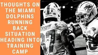 Thoughts on the Miami Dolphins Running Back Situation Heading into Training Camp