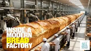 Inside a Modern Bread Factory | How Bread is Made Today (Full Production Process)