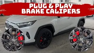 Prosty poradnik modernizacji zacisk&oacute;w hamulcowych w Toyocie Rav 4 Hybrid #toyota #rav4 #brakeupgrade