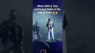 NAV & Travis Scott performing Biebs in the Trap in New Delhi(night 2)🔥 #travisscott  #circusmaximus