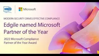 Microsoft congratulates Edgile on becoming Partner of the Year
