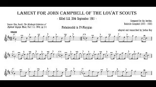 Roderick Campbell - Piobaireachd in F# Hypo-Phrygian, 