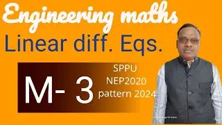 Engineering Maths #M3#Lineardiff.Eqs