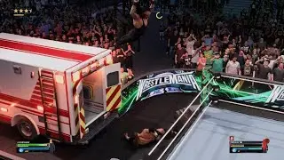 WWE 2K25_ The Undertaker vs Triple h Ambulance Full Match