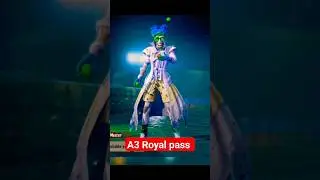 A3 Royal Pass Emote 😍 #pubg #pubgmobile #newroyalpass #shorts #A3 #royalpass