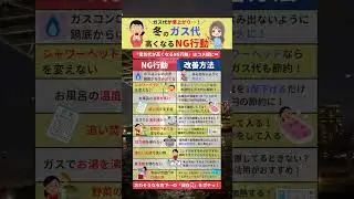 【節約】冬のガス代が高くなるNG行動🚨