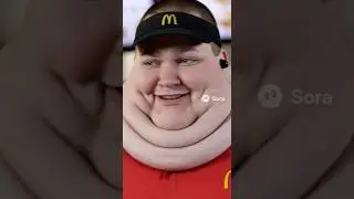 DO NOT click the sound #steak #fat #funny #mcdonalds #employee #eating #viral