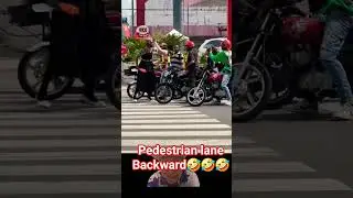 Pedestrian lane backward😂 #funny #trending #shorts