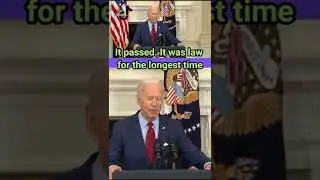 President Joe Biden calls for all-party support for assault weapon ban #news #joebiden