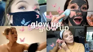 24hr Glow Up✨ || eyelashes, tanning routine + magnetic face mask ??