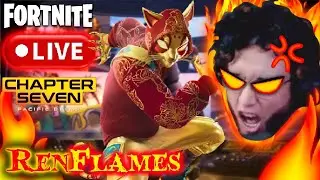 🔴LIVE WINTER FEST UPDATE!! CHAPTER 7 ZB GAMEPLAY!!🔥CREATOR CODE: RENFLAMES
