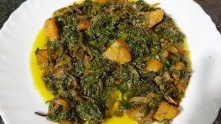 Secret Dhaba Style Aloo Palak Recipe😋