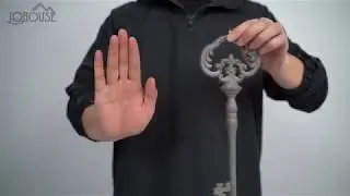 Large Iron Decorative Skeleton Key