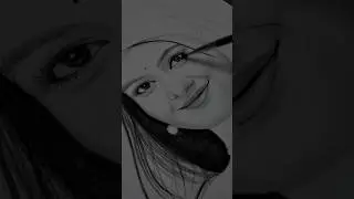 portrait of Priya Mitra ❤️✨️@PriyaMitraShorts78 #shorts #tranding  #drawportrait #pencilsketch