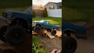 [AI] RC Truck vs The Obstacles #funny #animation #shorts