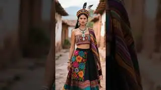 🌍 AI Recreates Traditional Fashion from 5 Nations!(1)#AIgenerated#VirtualRunway #CulturalFashion