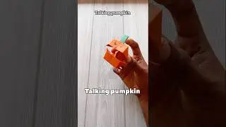 TALKING PUMPKIN ORIGAMI EASY TUTORIAL|STEP BY STEP FOLDING