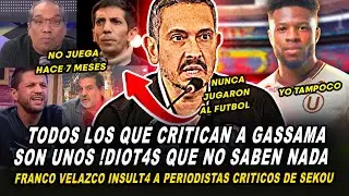 FRANCO VELAZCO LLAMA 3STUP!DOS a PERIODISTAS que CRITICAN FICHAJE de GASSAMA y JUSTIFICA SU PERMISO