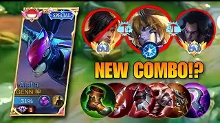 18 KILL?HARD BRUTAL PASSIVE‼️1 COMBO DEATH | TIPS BERMAIN HERO ALPHA  ALPHA BEST BUILD 2023 TERSAKIT