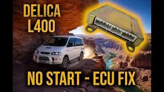 Mitsubishi Delica L400 4M40 не заводится: Отключите/подключите ЭБУ = мгновенное решение проблемы.