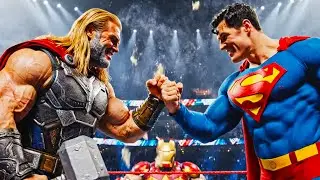 MARVEL против DC WRESTLING: Тор против Супермена (Пошло не так!) 💥