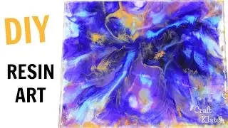 Abstract Resin Art - Awash | DIY Projects | Craft Klatch | How To