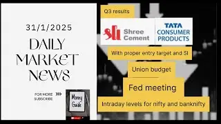 31 st jan daily stock market News । Fed meeting  । Tata consumer results । Money Guide @MoneyGuide-i