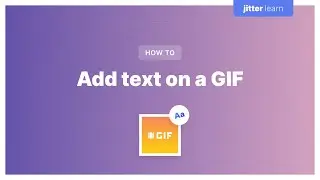 How to add text on a GIF