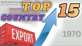 Top 15 Export Country: 50 Years of Trade Power! (1970-2024)