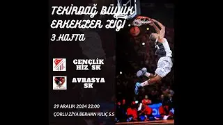 Gençlik Hiz.SK-Avrasya SK Büyük Erkekler 29.12.2024 Canlı Yayın