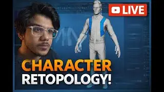 3D Artist Live | Topology for Stylized Character Day 4