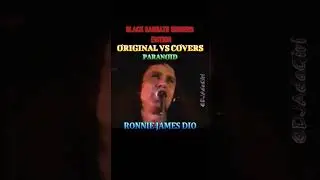 Black Sabbath | Originals VS Covers| Which Black Sabbath Singer Sang Paranoid Best?  #music #shorts