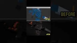 Game environment before & after #shorts #games #gaming #trending #3dart #viralvideo #beforeandafter