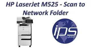 HP LaserJet M525 - Scan to Network Folder