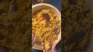 Fish jollof with no nonsense added. Jollof without tomato paste #food #short#shortvideo