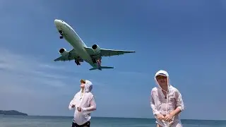 Planes Fly Right Above! Journey to Mai Khao Beach Phuket ✈️Самолёты  Поездка на пляж Май Кхао Пхукет