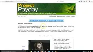 How to Activate Your Project Payday Account