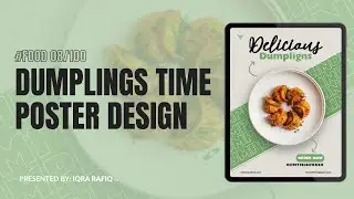 Dumplings Food ADS / Poster Designs | Day 08/100