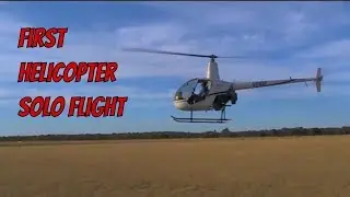 First Helicopter Solo Flight - Jandakot Airport