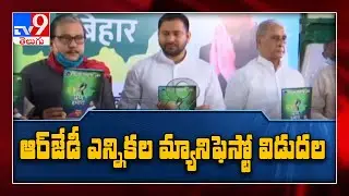 Bihar Elections: Tejashwi Yadav releases RJD's manifesto - TV9