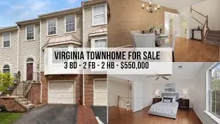 $550,000 Townhouse Tour in Clifton, Virginia! - DMV Real Estate