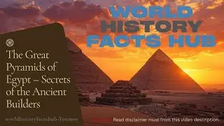 The Great Pyramids of Egypt &ndash; Secrets of the Ancient Builders | World History Facts Hub