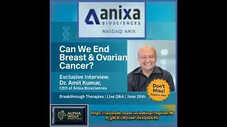 Anixa Biosciences One More Step Towards a Vaccine For Breast Cancer ($ANIX Impact Stock)