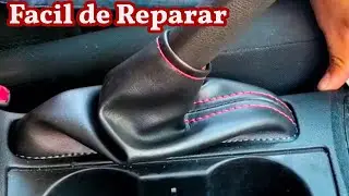 Como Tapizar la Funda para el Freno o Breca de  Emergencia.