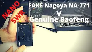 NANO VNA SWR &mdash; поддельная Nagoya NA-771 V, оригинальная антенна Baofeng