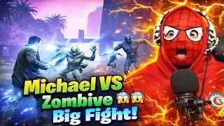 Michael vs Zombies 😱 Big Fight | GTA 5 Horror Gameplay #15