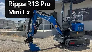 Обзор мини-экскаватора Rippa R13 Pro 2025 года