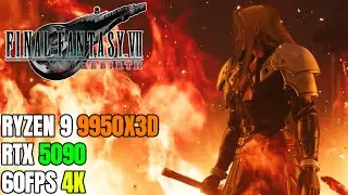 Final Fantasy VII Rebirth Gameplay | Ryzen 9 9950X3D | RTX 5090 | 4K 60FPS | Ultra | DLSS ON