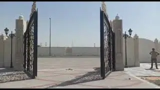 Automation for double leaf gate. Floor automation.